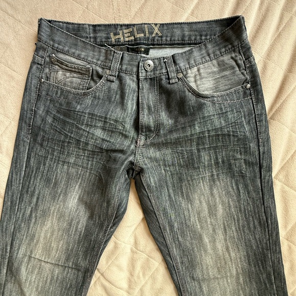 Helix Other - Helix Men's Dark Gray Straight Jeans